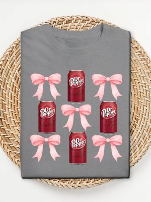 Pink Bow Coquette Dr Pepper Sweatshirt Dr Pepper Merchandise Dr Pepper T Shirt Dr Pepper Shirt riracha 6