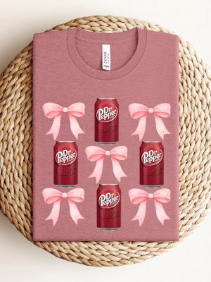 Pink Bow Coquette Dr Pepper Sweatshirt Dr Pepper Merchandise Dr Pepper T Shirt Dr Pepper Shirt riracha 7