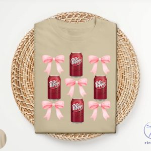 Pink Bow Coquette Dr Pepper Sweatshirt Dr Pepper Merchandise Dr Pepper T Shirt Dr Pepper Shirt riracha 8