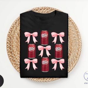 Pink Bow Coquette Dr Pepper Sweatshirt Dr Pepper Merchandise Dr Pepper T Shirt Dr Pepper Shirt riracha 9