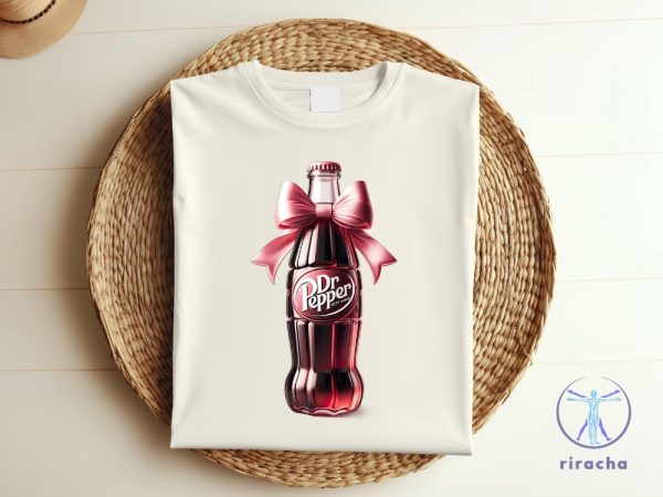 Pink Bow Coquette Dr Pepper Shirt Dr Pepper Merchandise Dr Pepper T Shirt Dr Pepper Shirt riracha 1