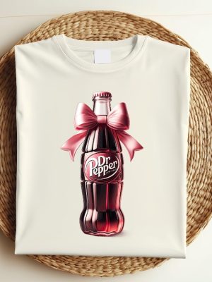 Pink Bow Coquette Dr Pepper Shirt Dr Pepper Merchandise Dr Pepper T Shirt Dr Pepper Shirt riracha 3