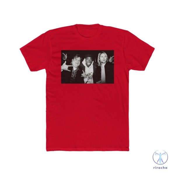 Chris Farley Pac Shakur And Kurt Cobain Partying Chris Farley Ice Skating Skit Shirt riracha 14