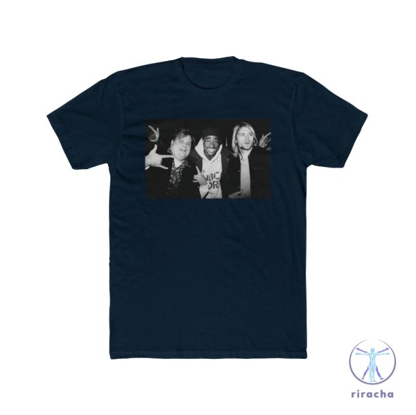 Chris Farley Pac Shakur And Kurt Cobain Partying Chris Farley Ice Skating Skit Shirt riracha 2