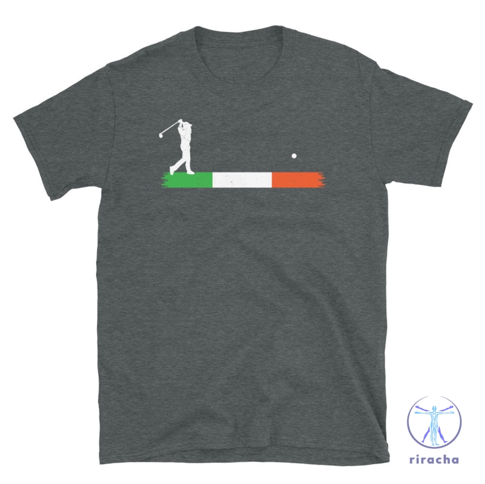 Irish Golf Shirt Ireland Golf Shirt Ireland Flag Shirt Dad Golf Shirt Golfing Shirt Irish Olympic Golf Shirt