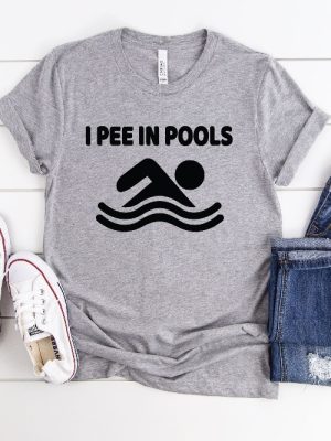 I Pee In Pools Shirt Swimming Shirt Gift For Him Her I Pee In Pools T Shirt riracha 2