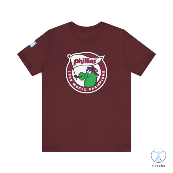 Phillie Phanatic Shirt 1980 World Series Champions Philadelphia Phillies Shirt riracha 1