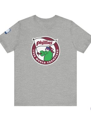 Phillie Phanatic Shirt 1980 World Series Champions Philadelphia Phillies Shirt riracha 2