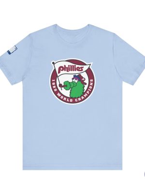 Phillie Phanatic Shirt 1980 World Series Champions Philadelphia Phillies Shirt riracha 3