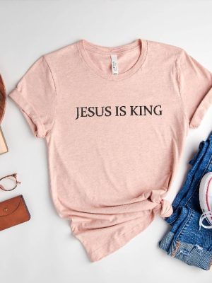 Jesus Is King Shirt Christian Shirt Christian Gift Jesus Is King T Shirt riracha 2