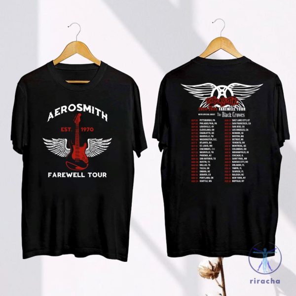 Aerosmith Tour 2024 2025 T Shirt Vintage Aerosmith Tour Shirt Vintage Aerosmith Shirt Aerosmith Tour 2024 Shirt riracha 1