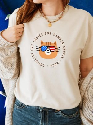 Kamala Harris Merch Childless Cat Lady Merch Harris Merch riracha 3