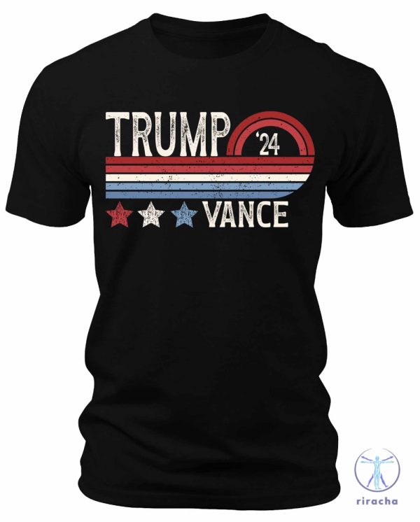 Trump Vance 2024 Retro Stripe Trump Jd Vance T Shirt Trump Vance T Shirt riracha 1