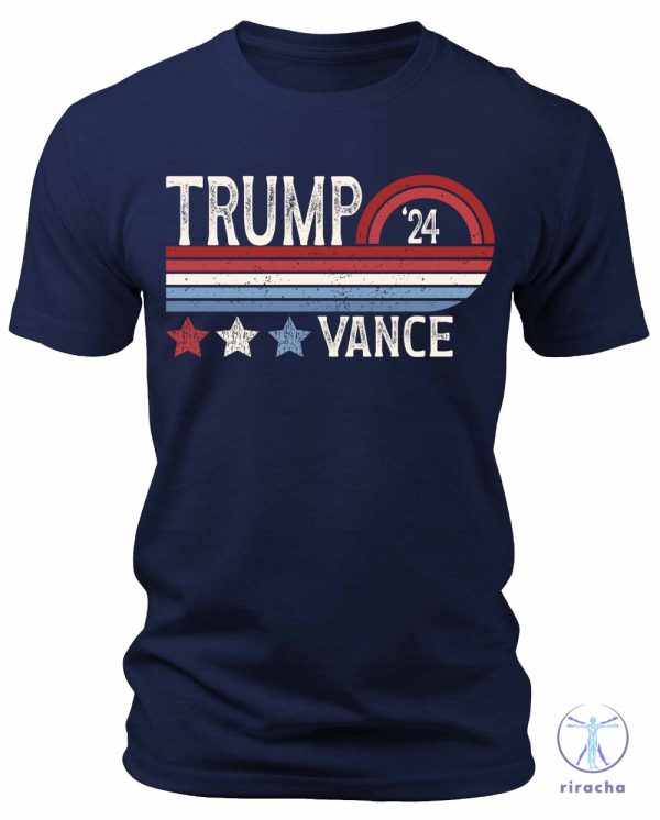 Trump Vance 2024 Retro Stripe Trump Jd Vance T Shirt Trump Vance T Shirt riracha 4