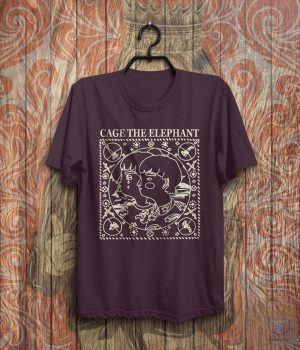 Vintage Cage The Elephant Tour Shirt Cage The Elephant Merch Cage The Elephant T Shirt riracha 3