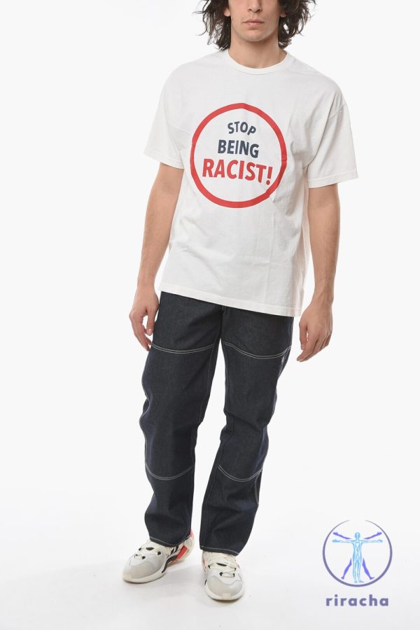 Stop Being Racist Gallery Dept Shirt Stop Being Racist Shirt riracha 2 1