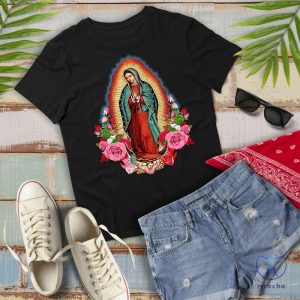 Virgin Mary Shirt Our Lady Of Guadalupe Saint Mary T Shirt riracha 3