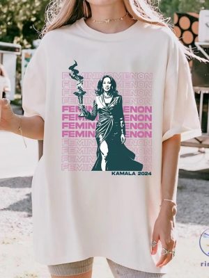 Femininomenon Kamala Harris Shirt Madam President 2024 Shirt Kamala Harris T Shirt Kamala Harris Merch riracha 3