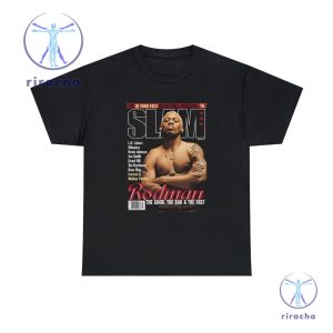 Dennis Rodman Slam Magazine T Shirt Slam Magazine Shirt riracha 10