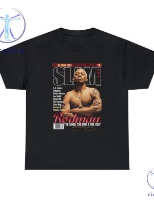 Dennis Rodman Slam Magazine T Shirt Slam Magazine Shirt riracha 10