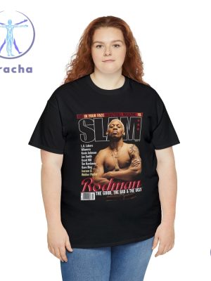 Dennis Rodman Slam Magazine T Shirt Slam Magazine Shirt riracha 4