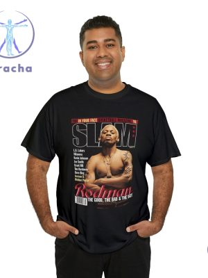 Dennis Rodman Slam Magazine T Shirt Slam Magazine Shirt riracha 5