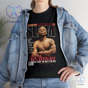 Dennis Rodman Slam Magazine T Shirt Slam Magazine Shirt riracha 6