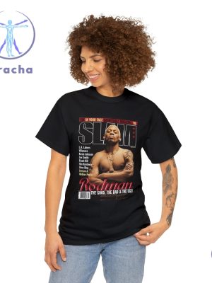 Dennis Rodman Slam Magazine T Shirt Slam Magazine Shirt riracha 8