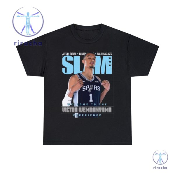 Victor Wembanyama Nba Slam Magazine T Shirt Slam Magazine Shirt riracha 2