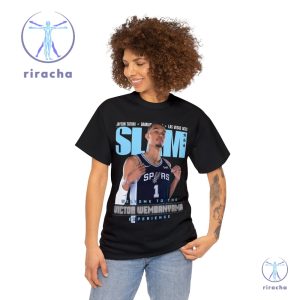 Victor Wembanyama Nba Slam Magazine T Shirt Slam Magazine Shirt riracha 3