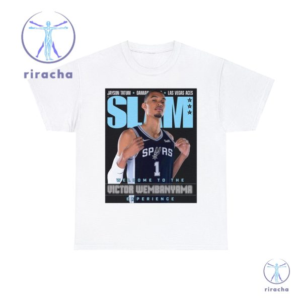 Victor Wembanyama Nba Slam Magazine T Shirt Slam Magazine Shirt riracha 4