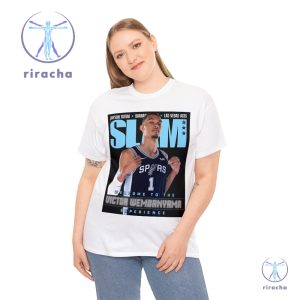 Victor Wembanyama Nba Slam Magazine T Shirt Slam Magazine Shirt riracha 5