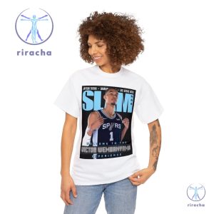 Victor Wembanyama Nba Slam Magazine T Shirt Slam Magazine Shirt riracha 6