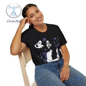 Shirt Olivia Rodrigo Butterfly Stars Shirt Black Olivia Rodrigo Shirt riracha 2