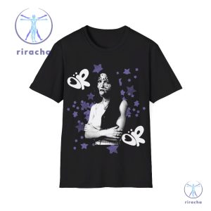 Shirt Olivia Rodrigo Butterfly Stars Shirt Black Olivia Rodrigo Shirt riracha 3