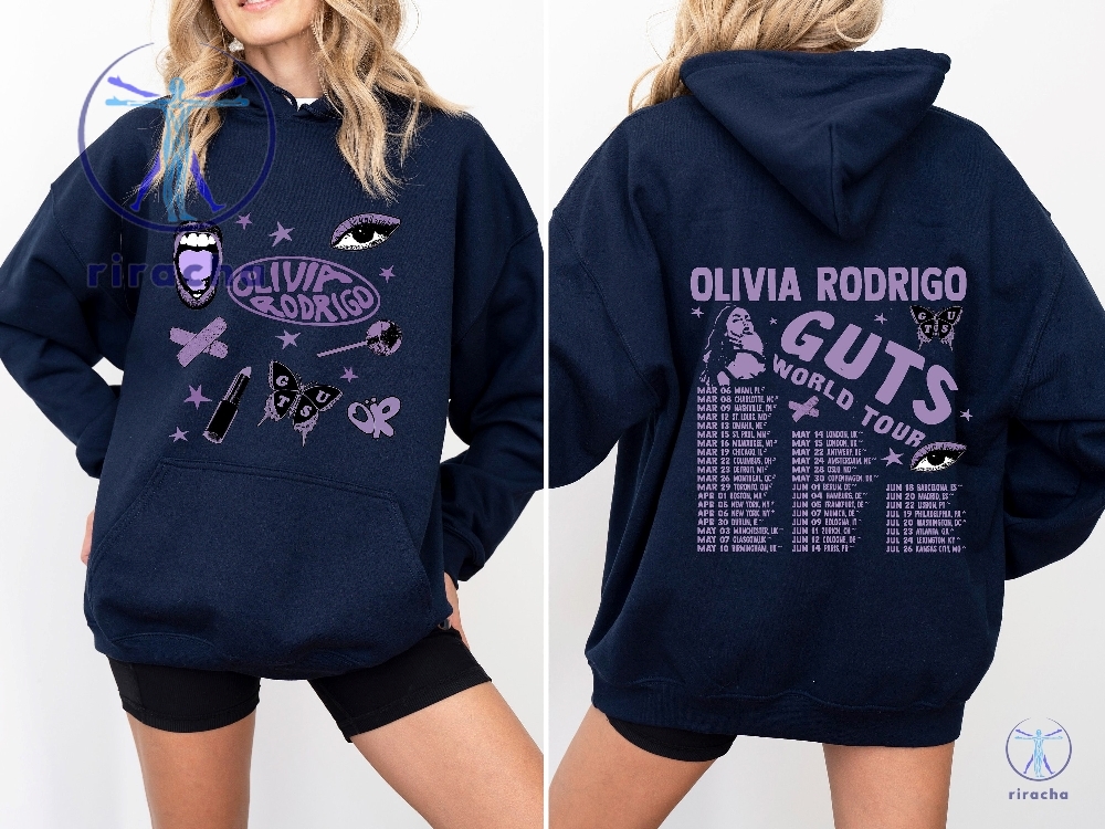 Olivia Rodrigo Guts Tour 2024 Hoodie The Guts World Tour 2024 Hoodie Olivia Rodrigo Hoodie Olivia Rodrigo Shirt