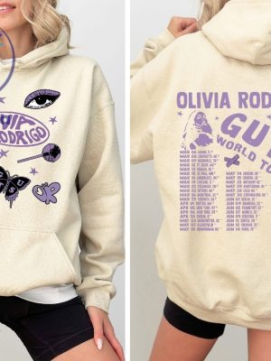 Olivia Rodrigo Guts Tour 2024 Hoodie The Guts World Tour 2024 Hoodie Olivia Rodrigo Hoodie Olivia Rodrigo Shirt riracha 3