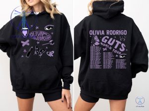 Olivia Rodrigo Guts Tour 2024 Hoodie The Guts World Tour 2024 Hoodie Olivia Rodrigo Hoodie Olivia Rodrigo Shirt riracha 4