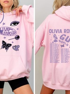 Olivia Rodrigo Guts Tour 2024 Hoodie The Guts World Tour 2024 Hoodie Olivia Rodrigo Hoodie Olivia Rodrigo Shirt riracha 5