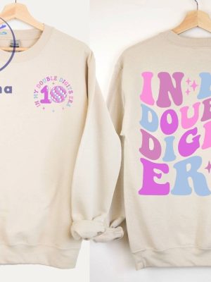 In My Double Digits Era Sweatshirt 10 Years Old Birthday Sweater Birthday Sweater Olivia Rodrigo Shirt riracha 2