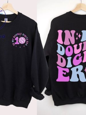 In My Double Digits Era Sweatshirt 10 Years Old Birthday Sweater Birthday Sweater Olivia Rodrigo Shirt riracha 3