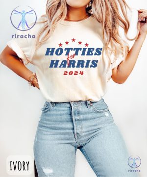 Hotties For Harris Shirt Kamala Tshirt Madam President Tshirt Harris 2024 Shirt Hotties For Harris Shirt riracha 3