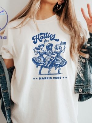 Retro Hotties For Harris Shirt Kamala Harris For President 2024 Stop Project 2025 Hotties For Harris Shirt riracha 4