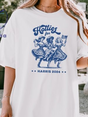 Retro Hotties For Harris Shirt Kamala Harris For President 2024 Stop Project 2025 Hotties For Harris Shirt riracha 5