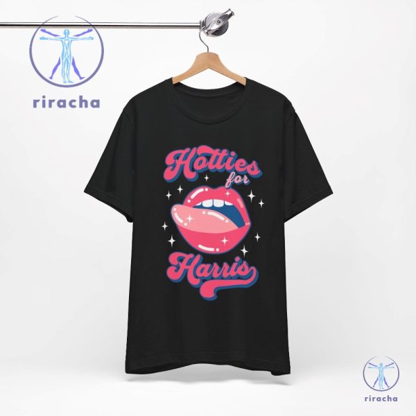 Kamala Harris 2024 Shirt Hotties For Harris Funny Girly Election 2024 Shirt riracha 2