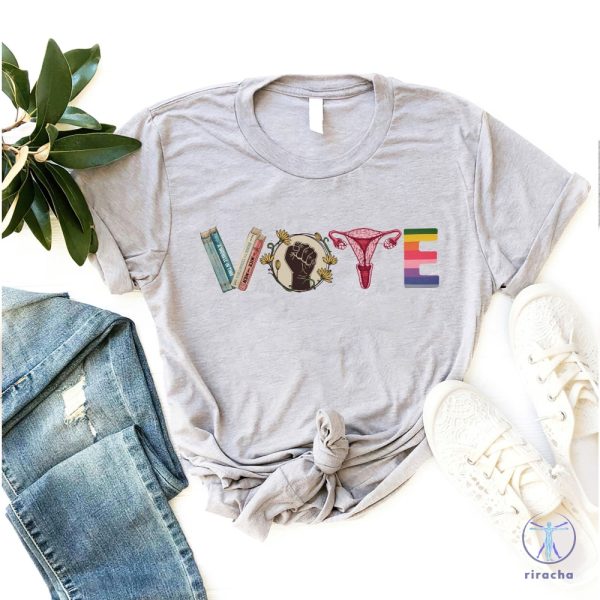 Vote Feminist Shirt Strong Women Shirt Women Rights Equality Womens Power Shirts riracha 2