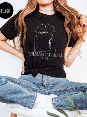 Childless Cat Lady Kamala Shirt Kamala Harris President 2024 Shirt Womens Power Vote 2024 riracha 3