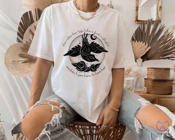 Bird In Flight Rhiannon Inspired Shirt Rock Concert Tour 2024 Gift For Fan Country Music Concert Shirt riracha 1