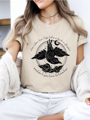 Bird In Flight Rhiannon Inspired Shirt Rock Concert Tour 2024 Gift For Fan Country Music Concert Shirt riracha 3