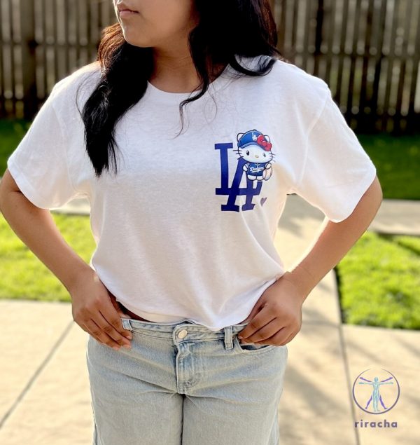 Hello Kitty La Dodgers T Shirt Hello Kitty Dodgers Shirt Hello Kitty Dodgers Tshirt riracha 1